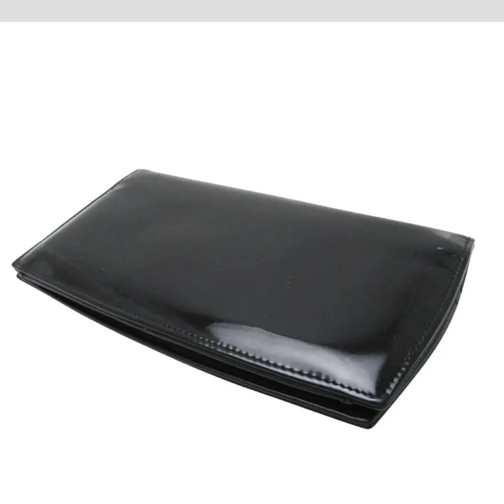 Chanel Black Patent CC Logo Flap Wallet - Picture 3 of 11